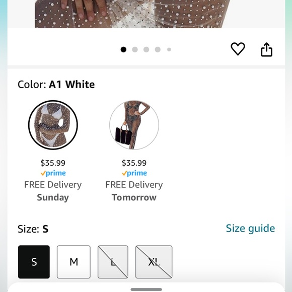 Pearl Coverup & Blue Strapless Dress - Baby Shower Outfit - Picture 3 of 5